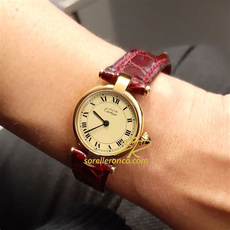 prezzo must de cartier orologio da donna usati|Acquistare orologi Cartier usati .